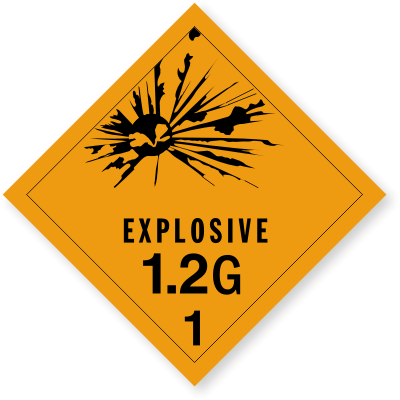 Eticheta Exploziv 1.2G - Siguranță și Conformitate