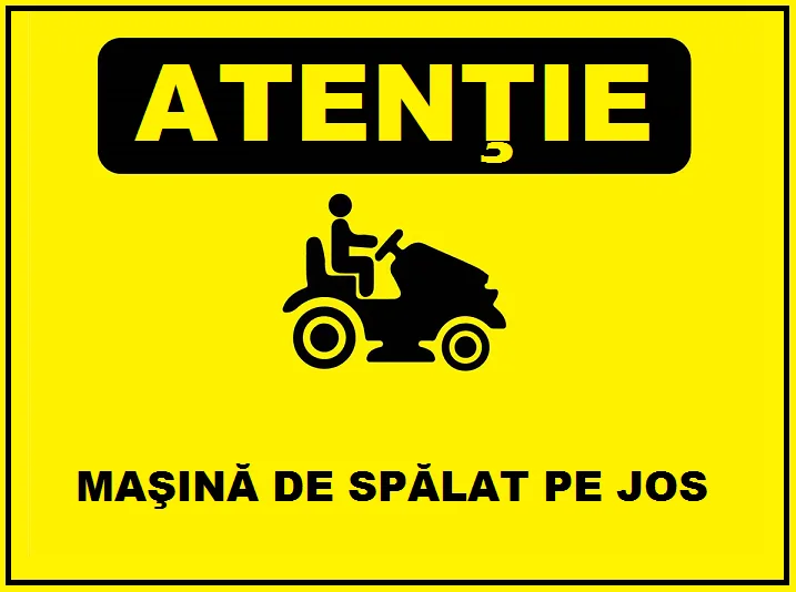 Placuta pentru masina de spalat pe jos