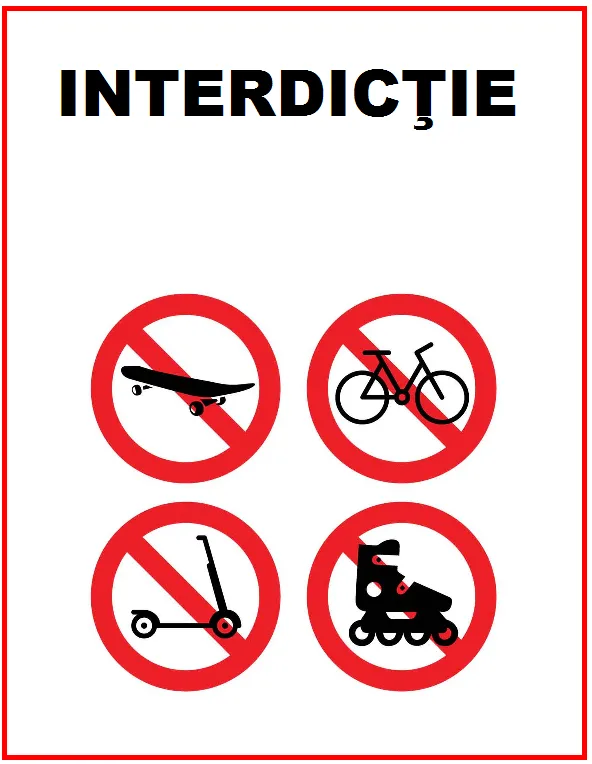 Placuta pentru interdicție