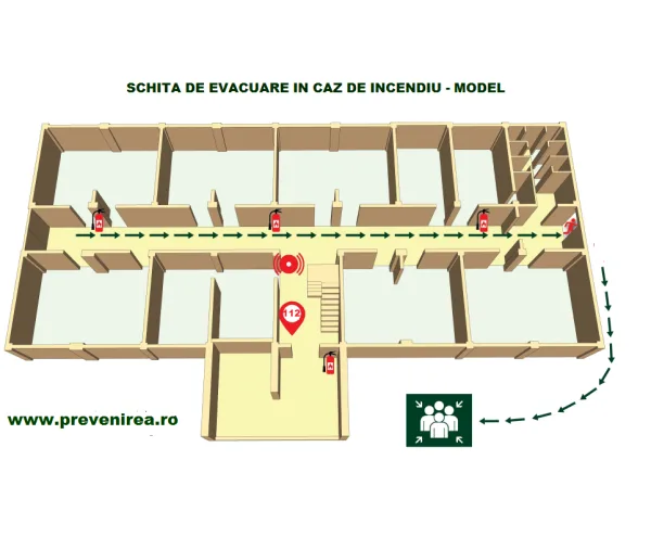 Plan de evacuare în caz de urgență pentru firme