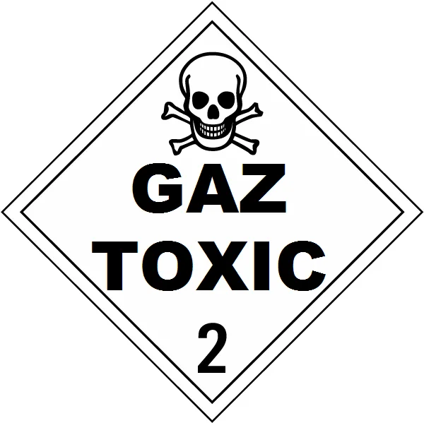 Plăcuță ADR Gaz Toxic Omologată ARR – Transportă în Deplină Siguranță!