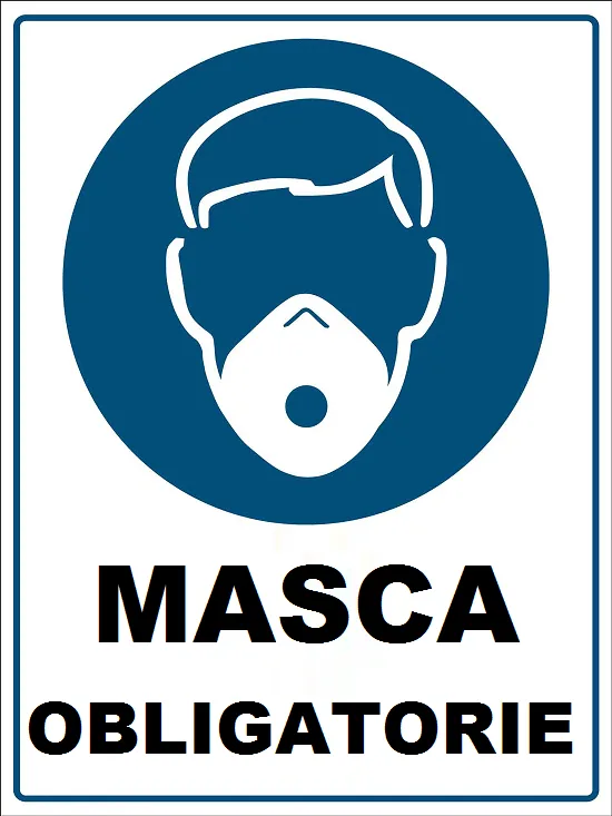 Placuta masca obligatorie
