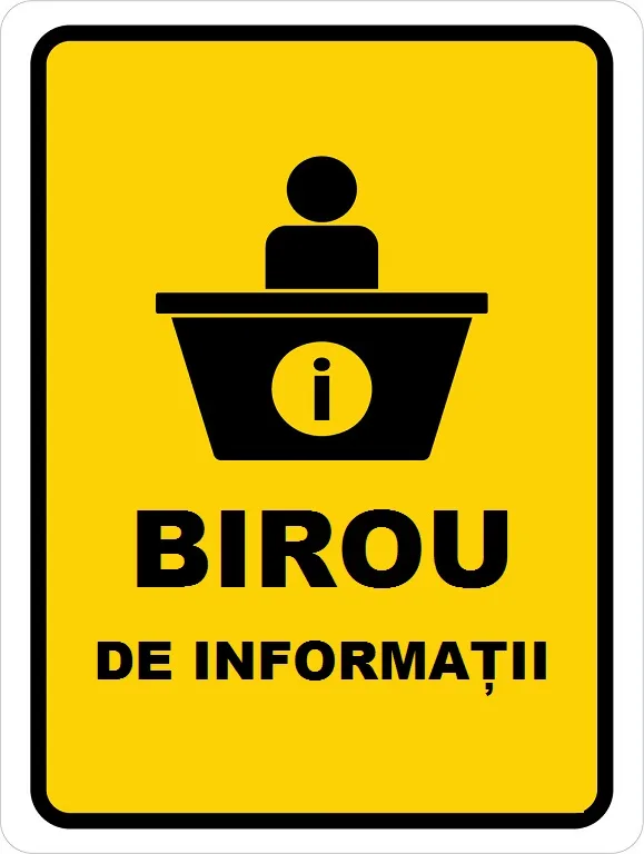 Placuta birou de informatii