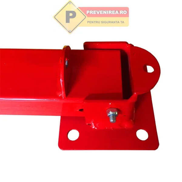 Stalp rosu de protectie pentru parcare