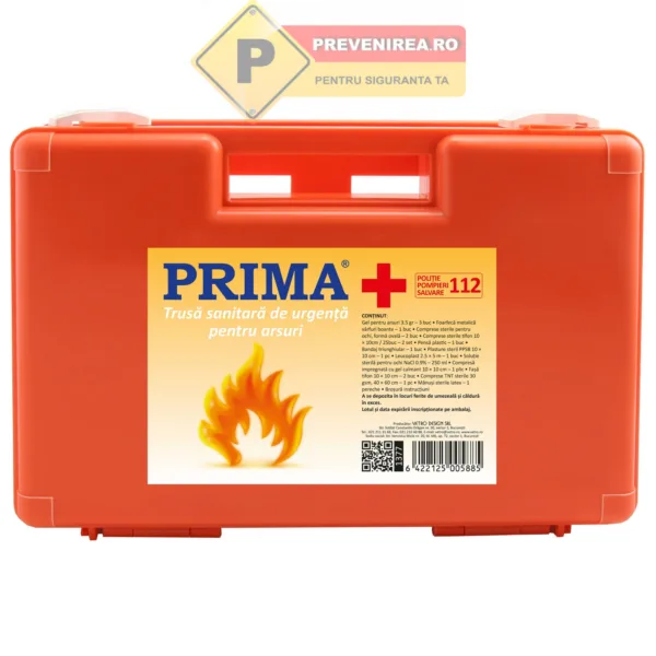 Trusa pentru prim ajutor si arsuri