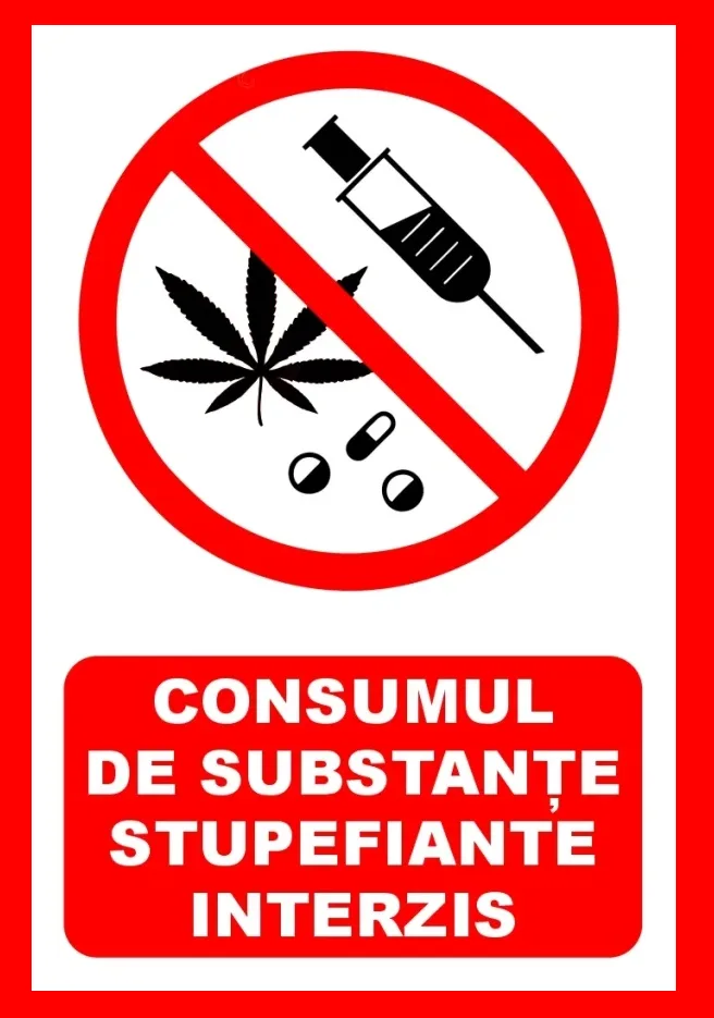 Placuta consumul de substante interzis