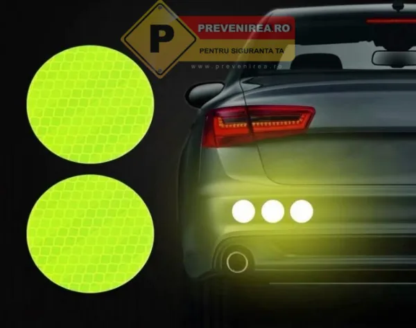 Stikere Reflectorizante Auto Profesionale - Vizibilitate Maximă și Siguranță Sporită