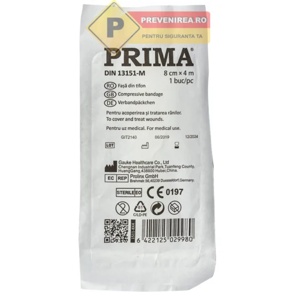 Fasă din tifon specială - rezistentă, igienică și ideală pentru muncă și uz profesional