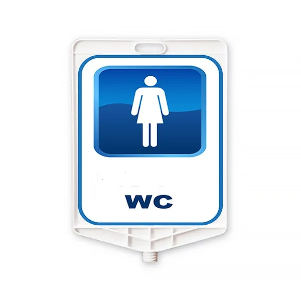 Placa pentru WC femei din plastic