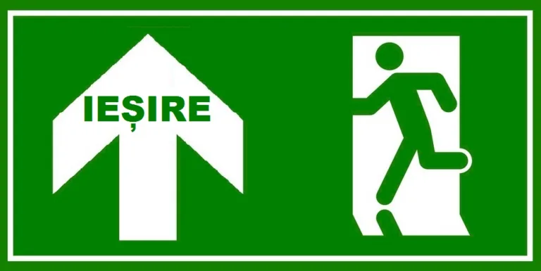 Placuta iesire cu sageata in sus