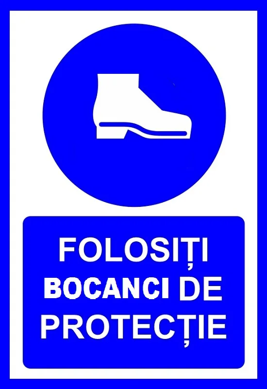 Placuta folositi bocanci de protectie