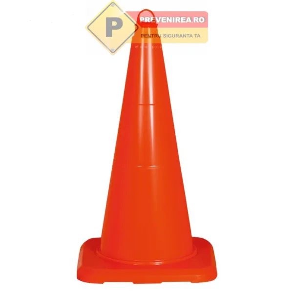 Con de Trafic din Plastic pentru Lucrări și Evenimente - Calitate Profesională