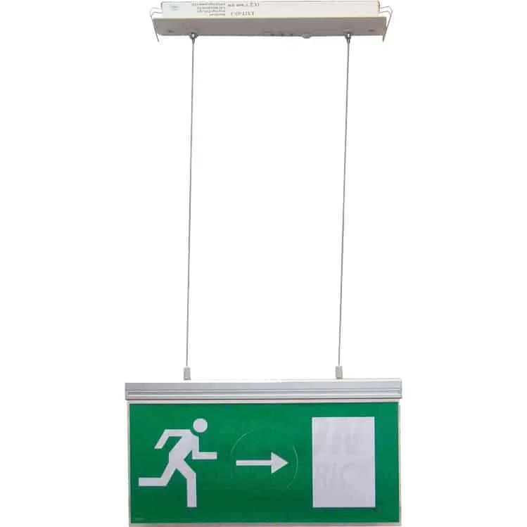 lampa de iesire suspendata de tavan doua fete
