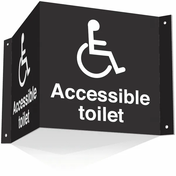 Placă WC Dublă Laterală - Toaletă Accesibilă Persoanelor cu Dizabilități