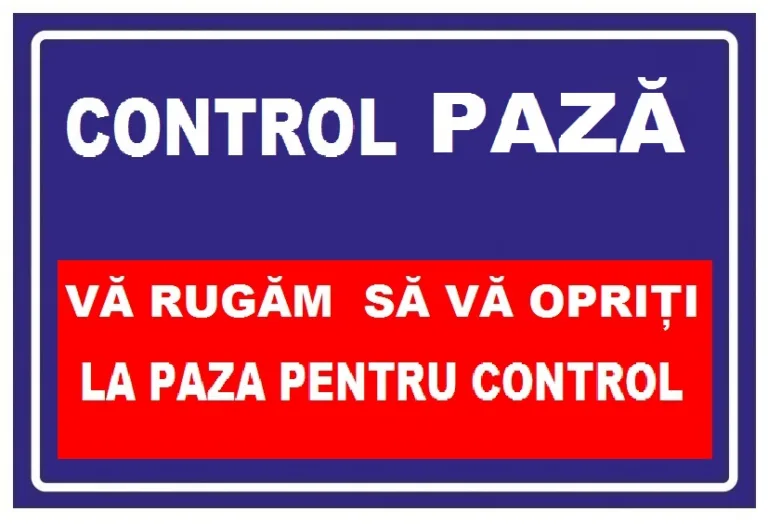 Placuta pentru control paza