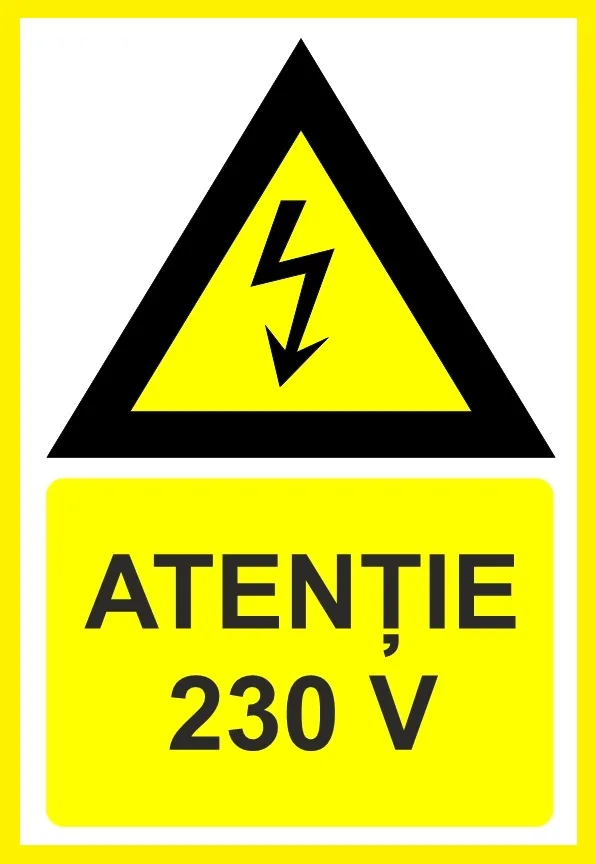 Placuta atentie 230v