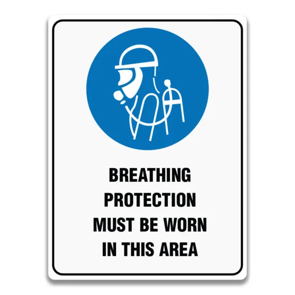 Indicator Protecție Respiratorie - Siguranță Garantată în Zona de Lucru