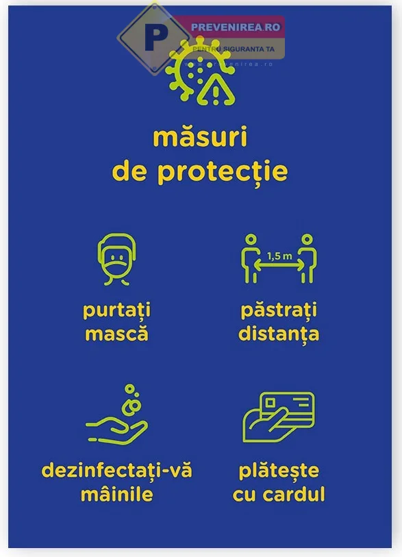 Semne pentru masuri de protectie
