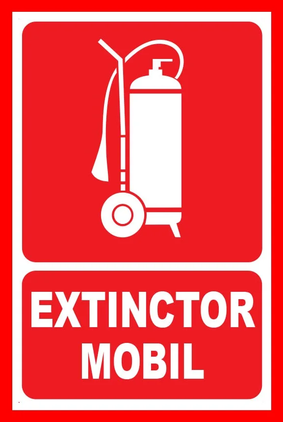 Placuta extinctor mobil