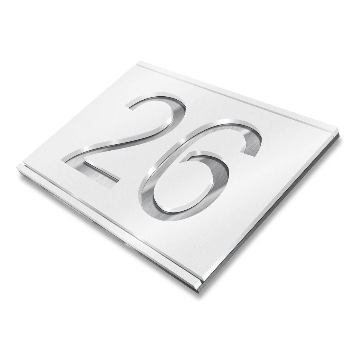 Placute cu numarul casei din aluminiu