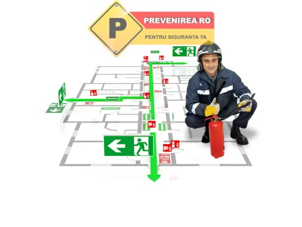 Plan de evacuare in caz de incendiu pentru depozit
