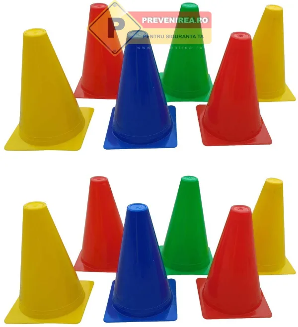 Conuri colorate din plastic personalizate pentru copii - Grădinițe, școli și locuri de joacă