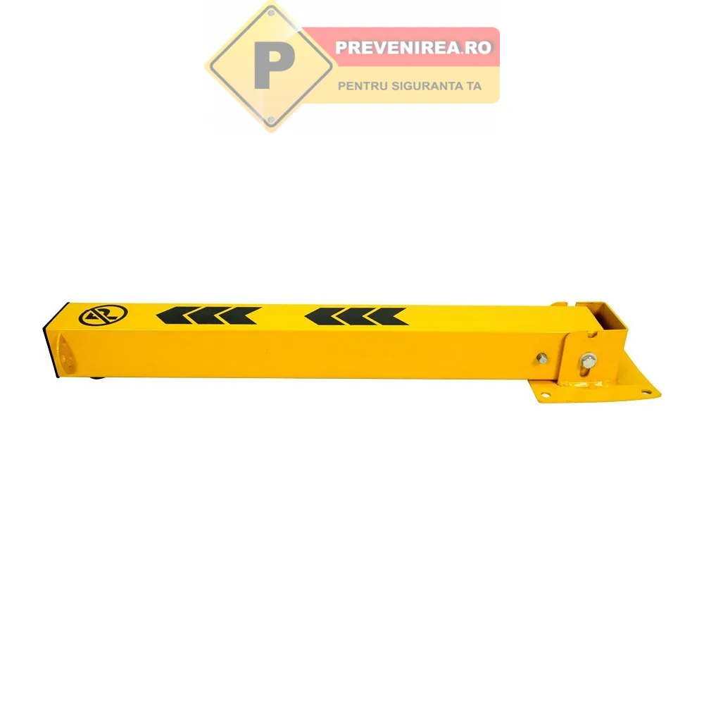 Stalp galben de protectie pentru parcare