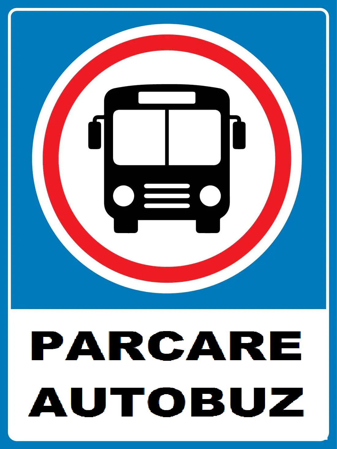 Placuta reflectorizanta pentru parcare autobuz