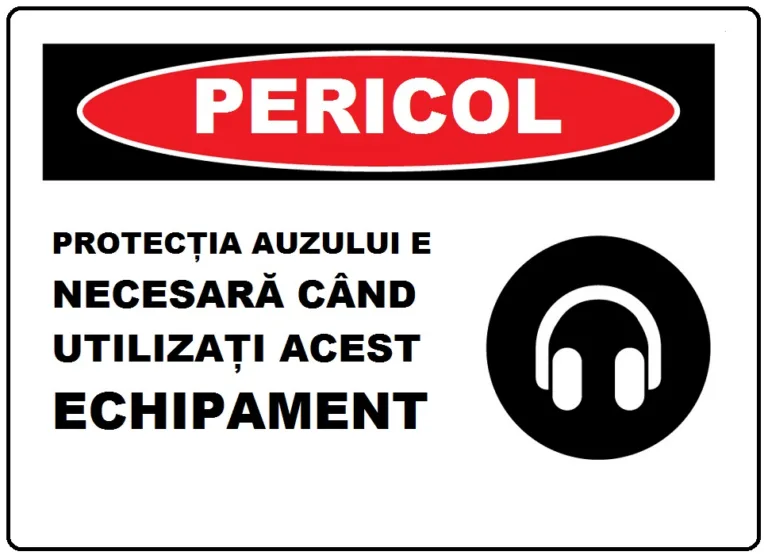Placuta protectia auzului e necesara cand utilizati acest echipament