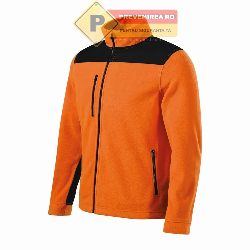 Jachete polar unisex portocaliu pentru protectie