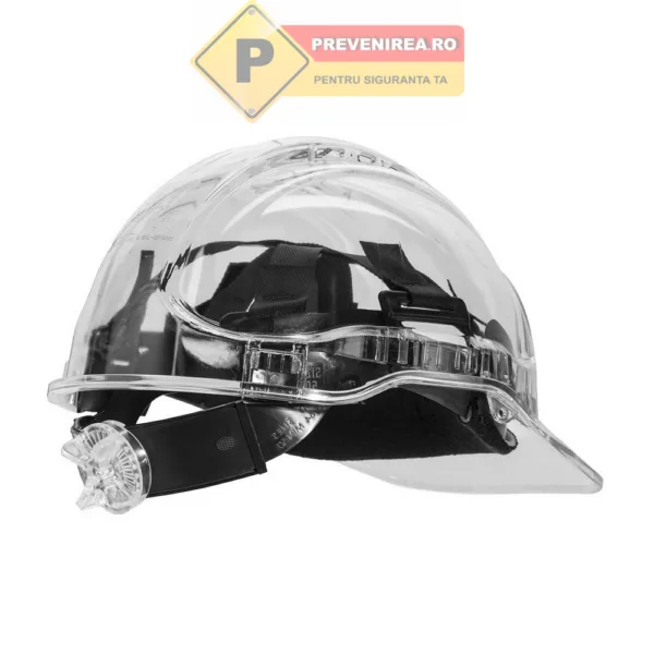 Căști Albe Ventilate - Confort Sporit și Siguranță pentru Angajați