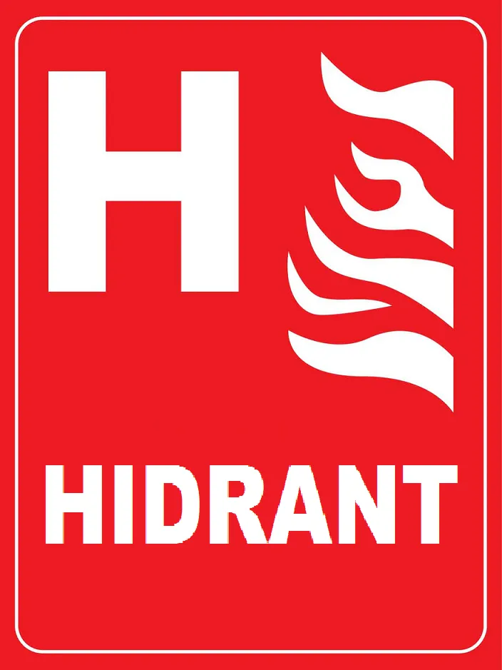 Placuta de siguranta pentru hidrant