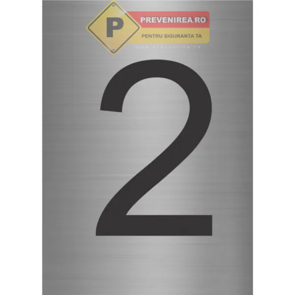 Plăcuțe Aluminiu Personalizate cu Numere și Cifre - Soluții de Marcaj Rezistent pentru Industrie, Logistică și Imobiliare