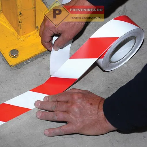 Bandă Profesională de Siguranță Portocalie pentru Marcaj Pardoseală