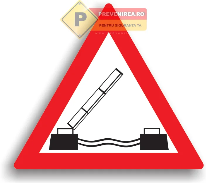 Indicator Atenție Drum cu Denivelări - Semn Rutier pentru Siguranța Traficului