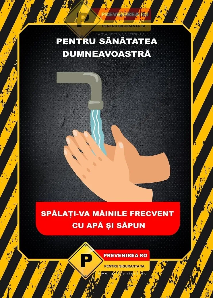 Afișe Igienă Personală - Sfaturi Vizuale pentru Spălatul Mâinilor și Curățenie